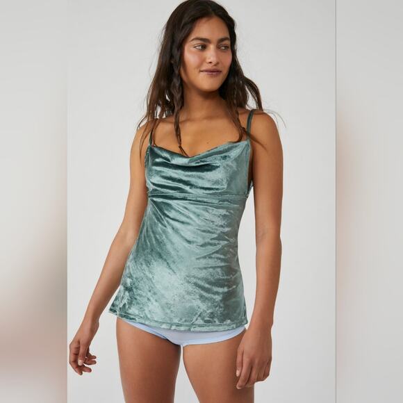 Free People Tops - NWT Free People Velvet Cami Size Small